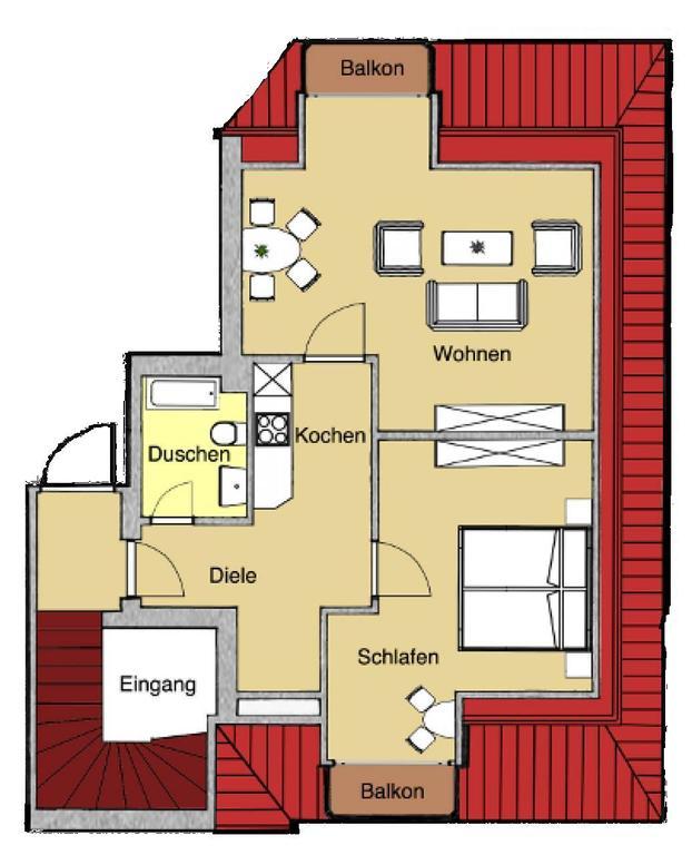 Apartamento Ferienwohnanlage Dünenhaus Hohwacht Exterior foto